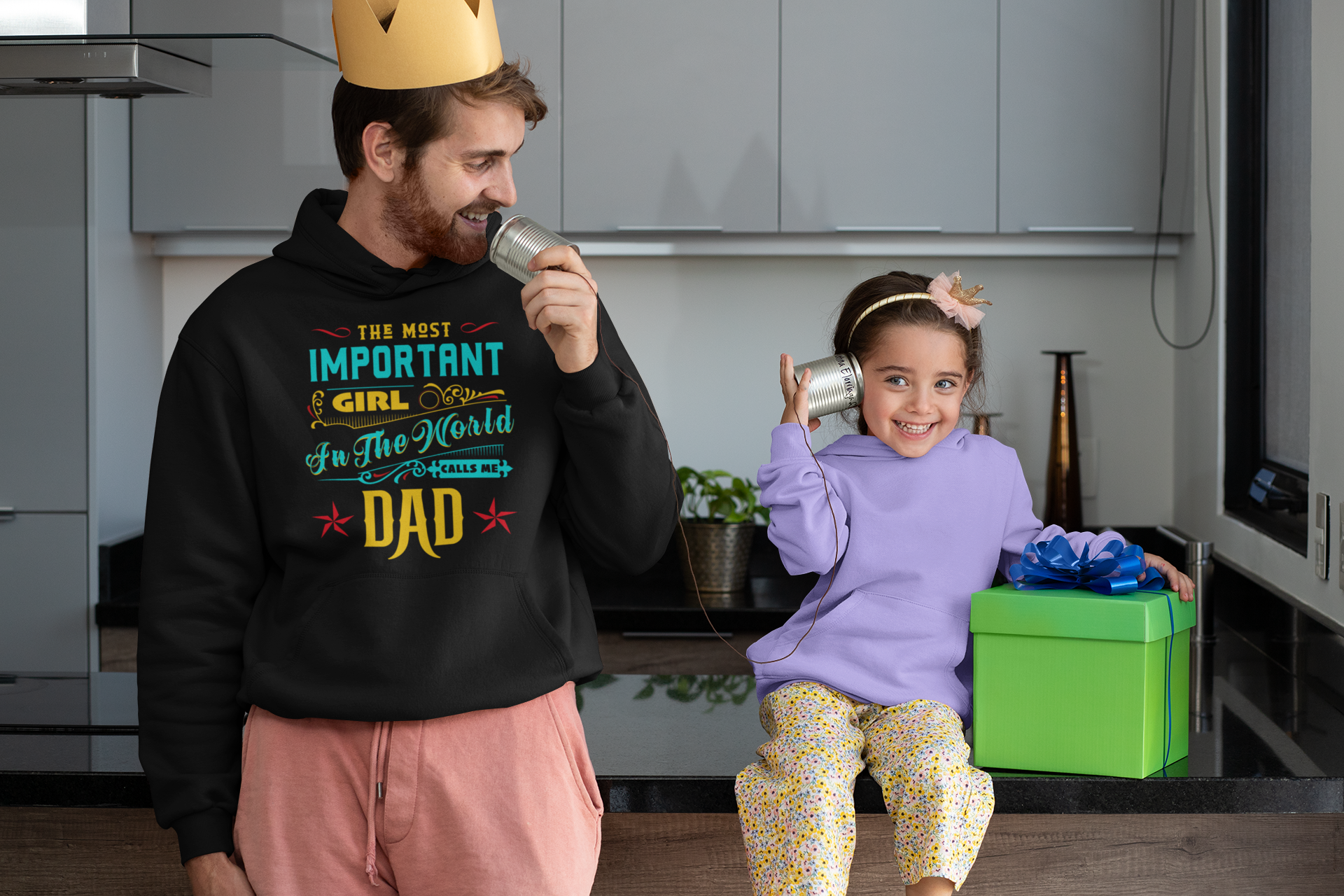 The Most Important Girl Dad Hoodie - Father Tees 