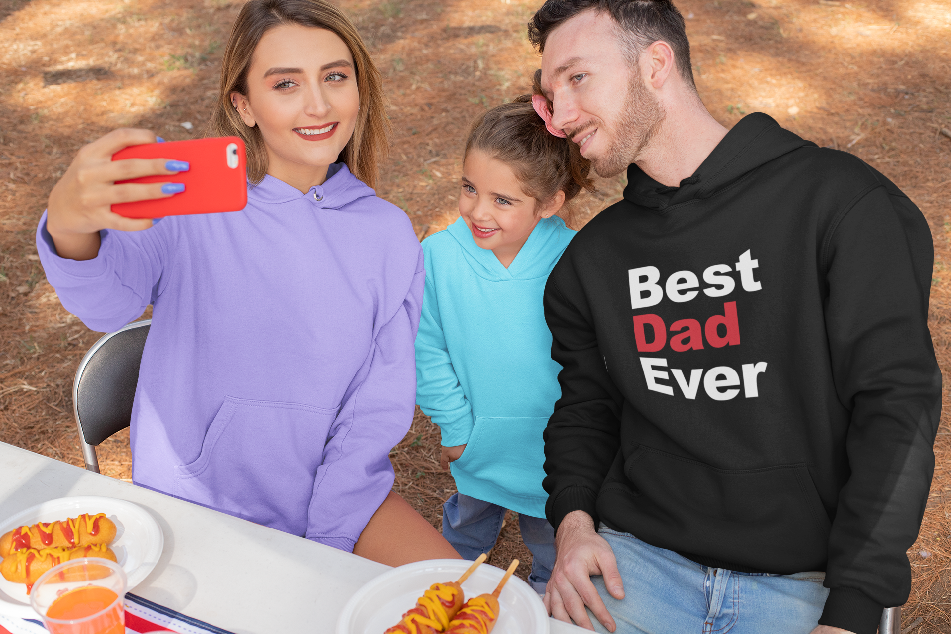 Best Dad Ever Hoodie - Father Tees 