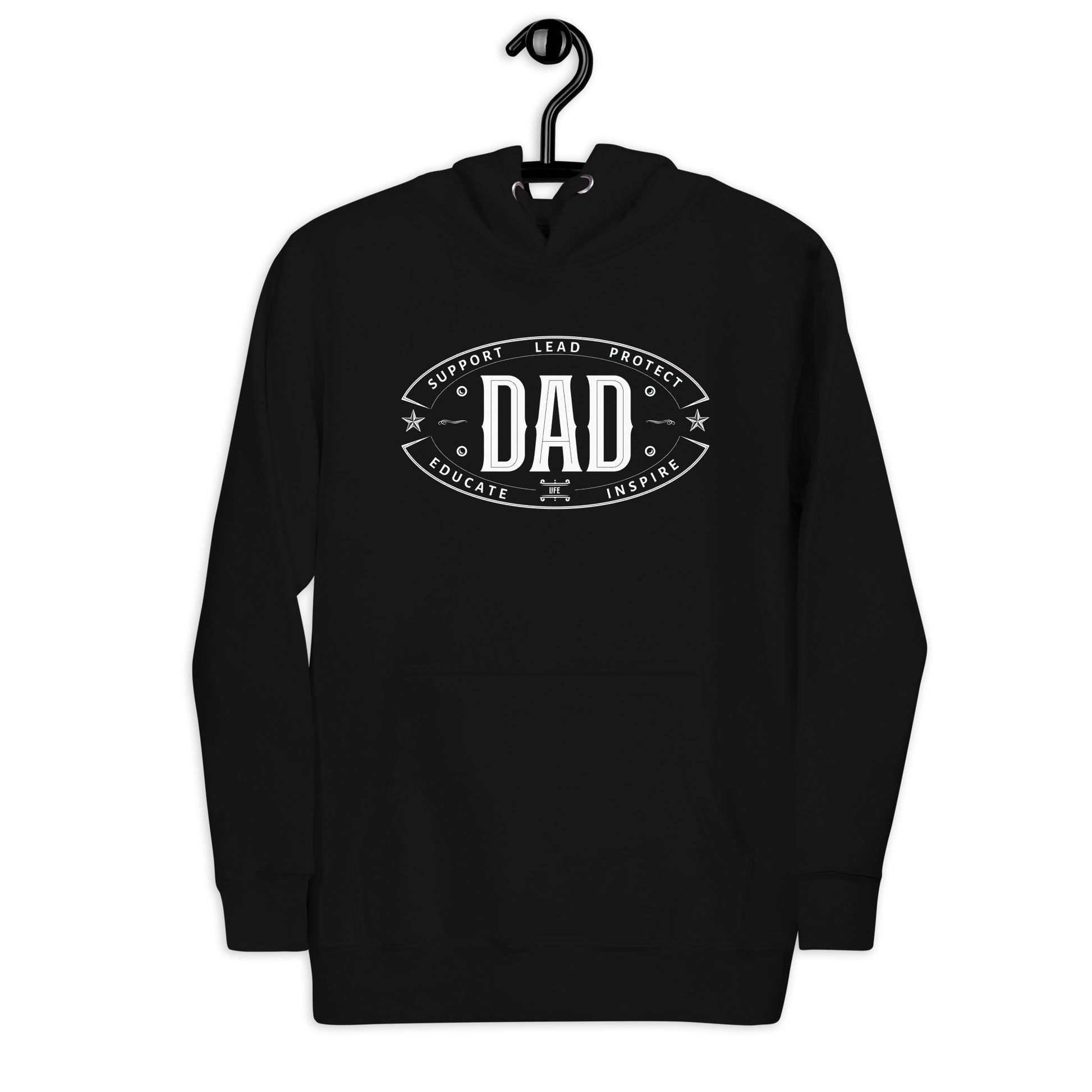 Dad Badge Hoodie - Father Tees 