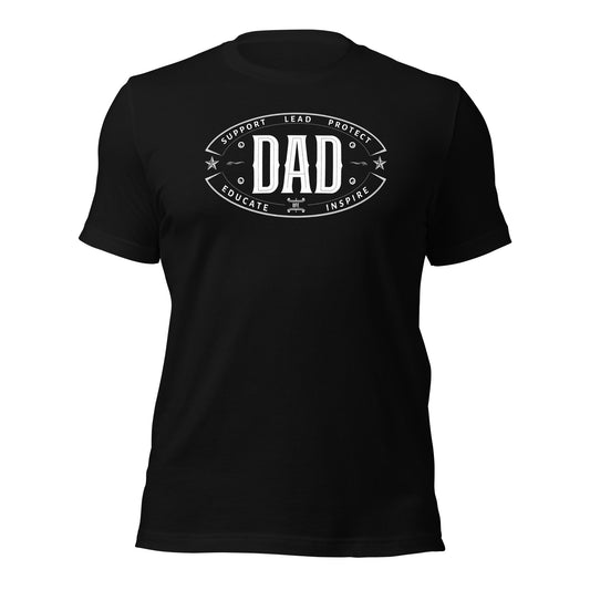 Dad Badge Tee - Father Tees 