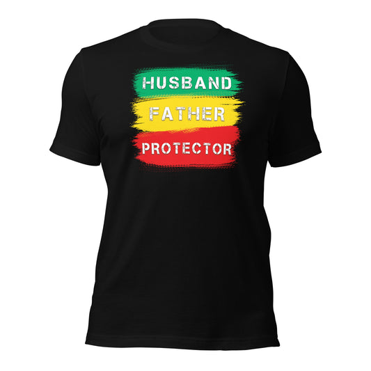 Husband Father Protector Tee - Father Tees 